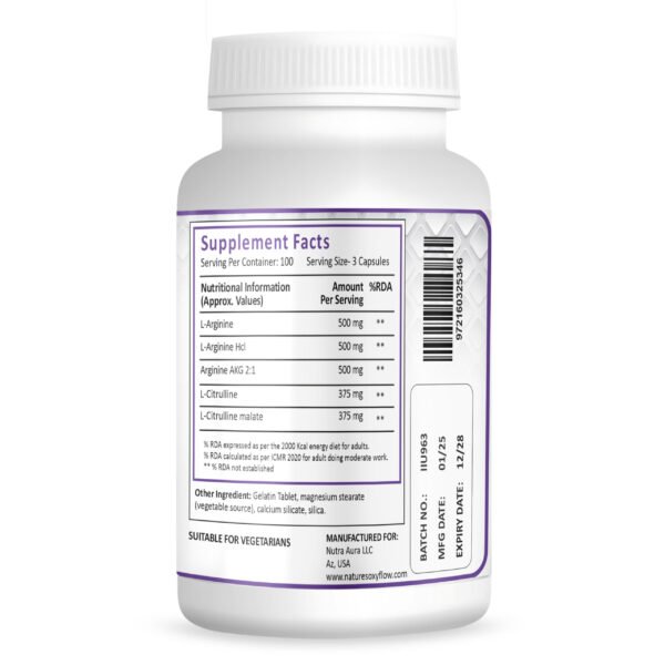 Nitric Oxide Booster Capsules - Image 2