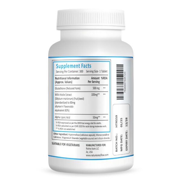 Glutathione 500 mg Tablet - Image 3